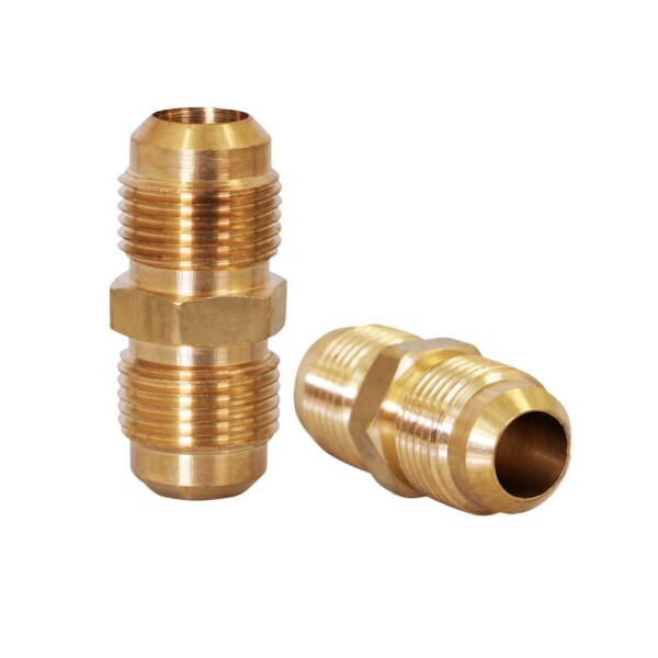 1/2 Flare Union Pipe Fitting; Brass